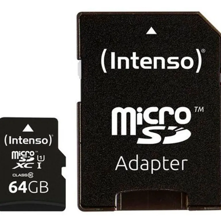 Tarjeta Memoria Intenso 3423490 microSD UHS-I Premium 64GB C/Adap