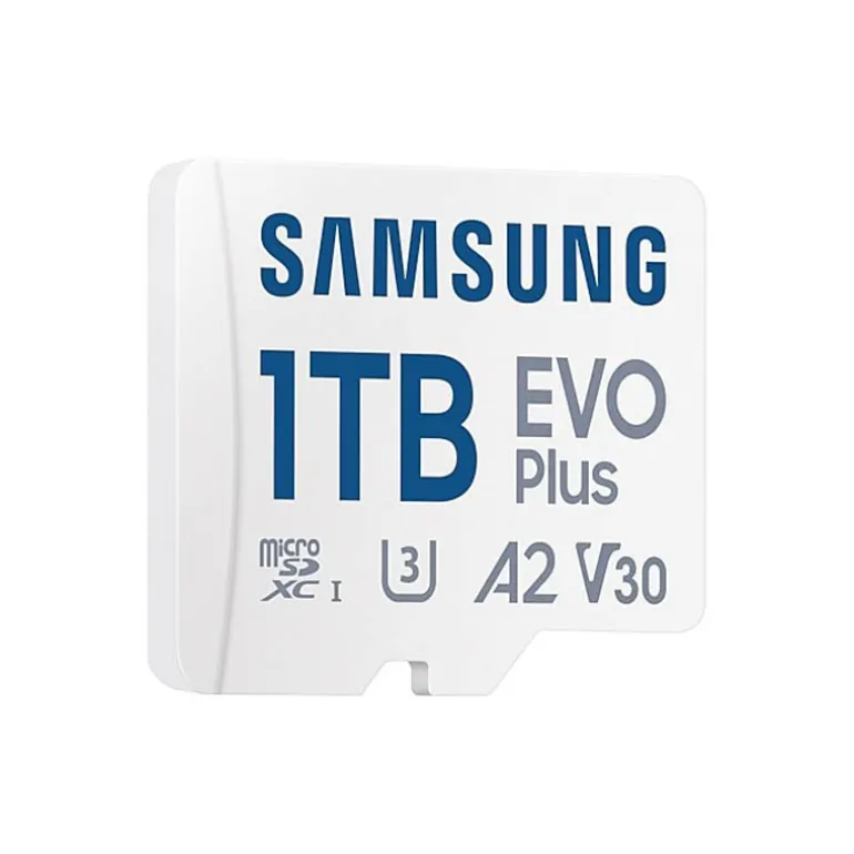Tarjeta Memoria Samsung EVO Plus 2024 1TB Blanco + Adaptador SD