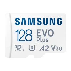 Tarjeta Memoria Samsung EVO Plus 2023 128GB + Adaptador SD