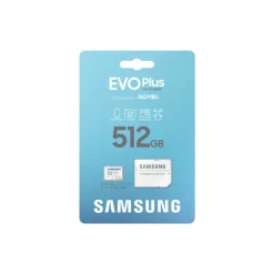 Tarjeta Memoria Samsung EVO Plus 2023 512GB + Adaptador SD