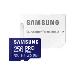 Tarjeta Memoria Samsung PRO Plus 2023 256GB Azul + Adaptador SD