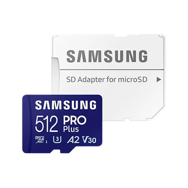 Tarjeta Memoria Samsung PRO Plus 2023 512GB Azul + Adaptador SD