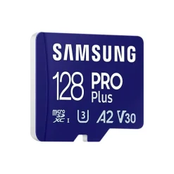 Tarjeta Memoria Samsung PRO Plus 2023 128GB Azul + Adaptador SD