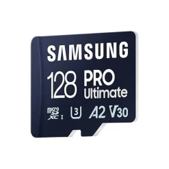 Tarjeta Memoria Samsung PRO Ultimate 128GB Azul + Adaptador SD