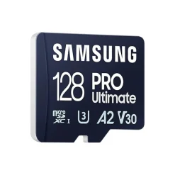 Tarjeta Memoria Samsung PRO Ultimate 128GB Azul + Adaptador SD