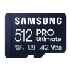 Tarjeta Memoria Samsung PRO Ultimate 512GB Azul + Adaptador SD