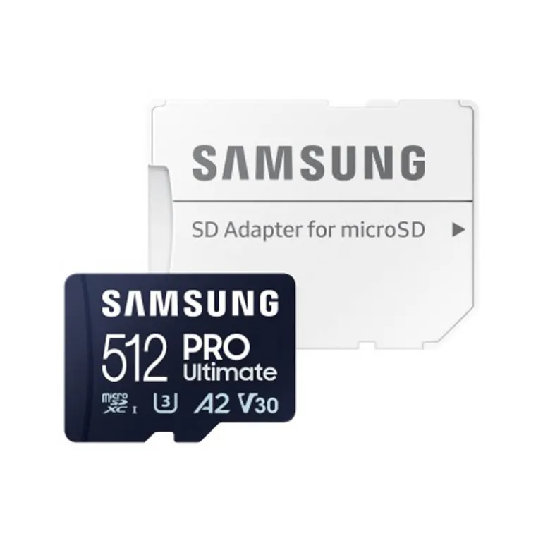 Tarjeta Memoria Samsung PRO Ultimate 512GB Azul + Adaptador SD