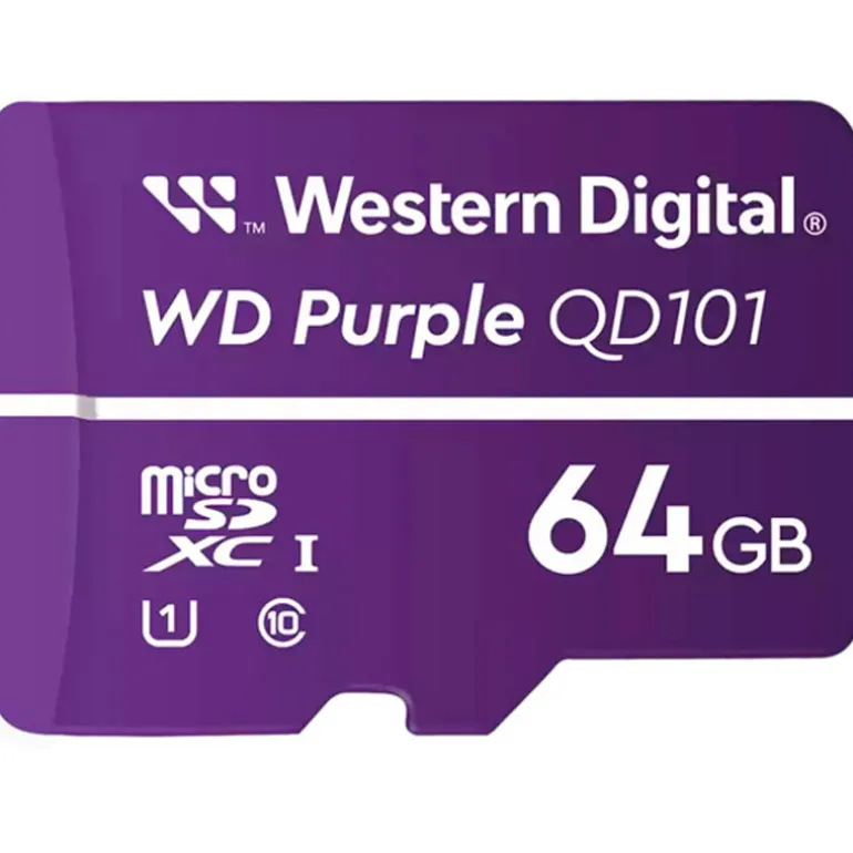 Tarjeta Memoria Western Digital WD Purple QD101 SC Ultra Endurance microSDXC 64GB
