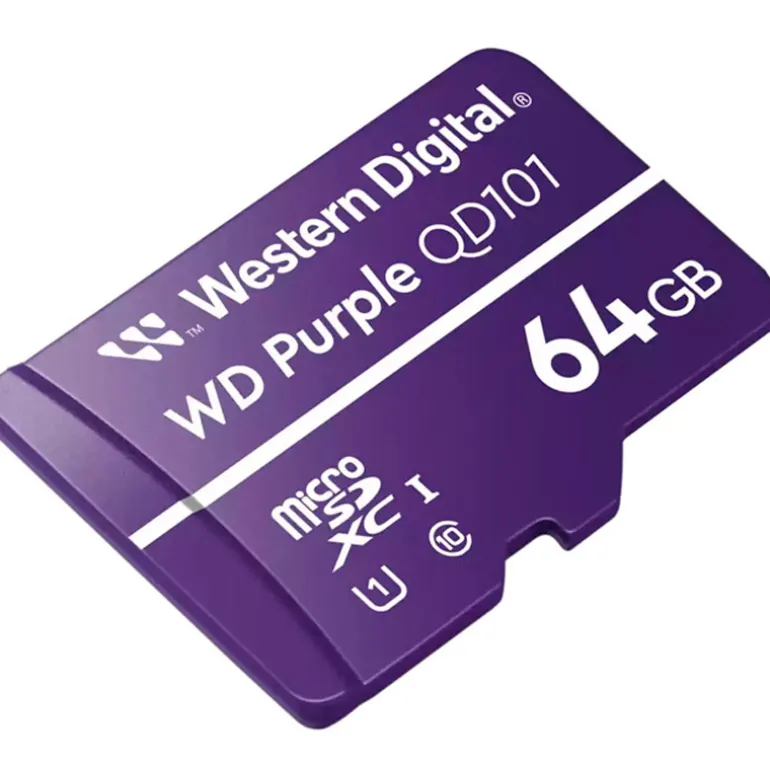 Tarjeta Memoria Western Digital WD Purple QD101 SC Ultra Endurance microSDXC 64GB