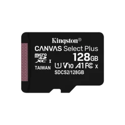 Tarjeta MicroSD Kingston Canvas Select Plus MicroSDHC UHS-I A1 Clase 10 128GB + Adaptador