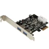 Tarjeta PCI Startech Adaptador PCI Express 2 Puertos USB 3.0 Molex SATA