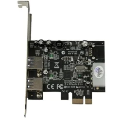 Tarjeta PCI Startech Adaptador PCI Express 2 Puertos USB 3.0 Molex SATA