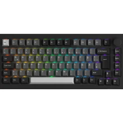 Teclado Akko 5075 Plus S ISO-DE Hot-Swappable Switch V3 Cream Yellow Pro Wireless