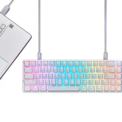 Teclado Asus ROG Falchion Ace White ROG NX Red Blanco