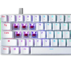 Teclado Asus ROG Falchion Ace White ROG NX Red Blanco