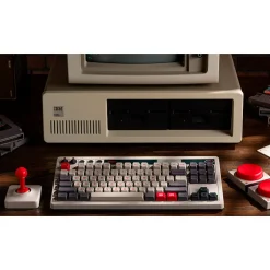 Teclado 8BitDo Retro ISO-ES Switch Kailh Box White V2 Blanco