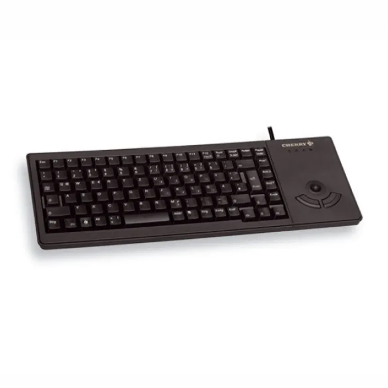 Teclado Cherry XS Plano con Trackball Negro