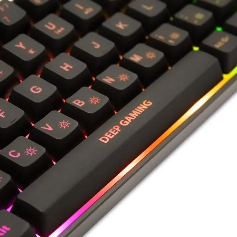 Teclado Coolbox DeepGaming TM065 RGB Negro