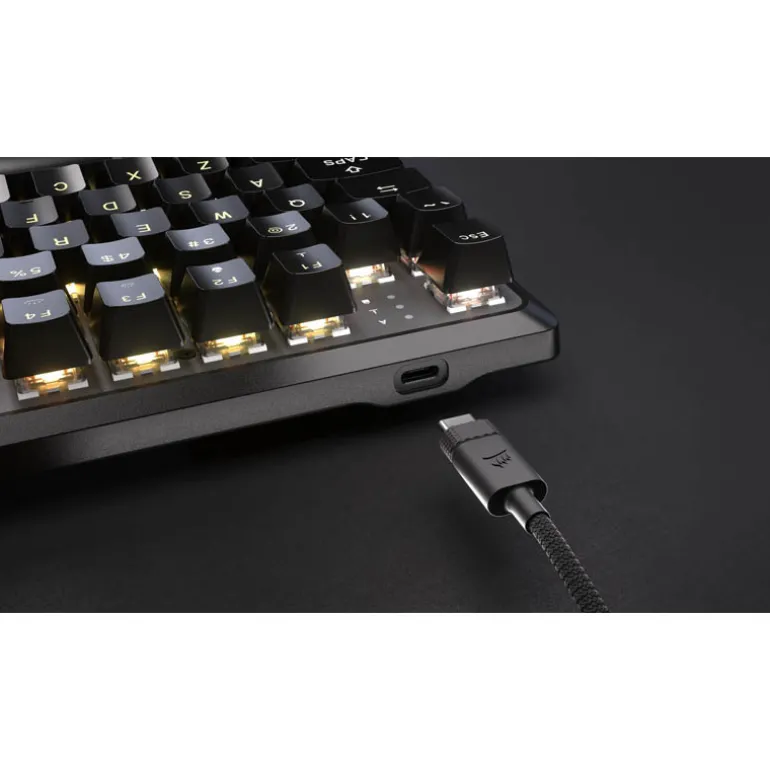 Teclado Corsair K70 Core TKL RGB Switch MLX Red Negro