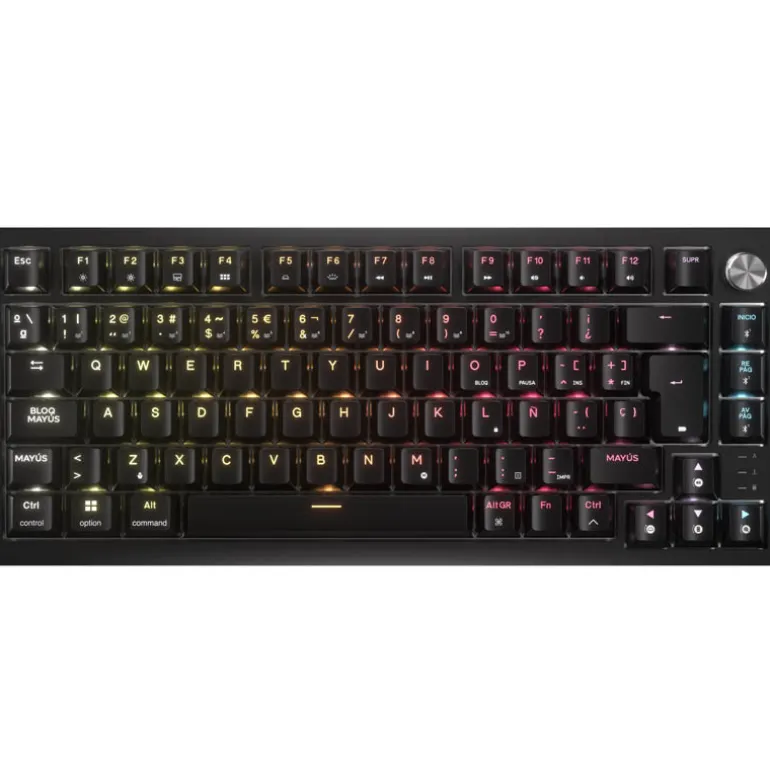 Teclado Corsair K65 Plus RGB Switch MLX Fusion Wireless Negro