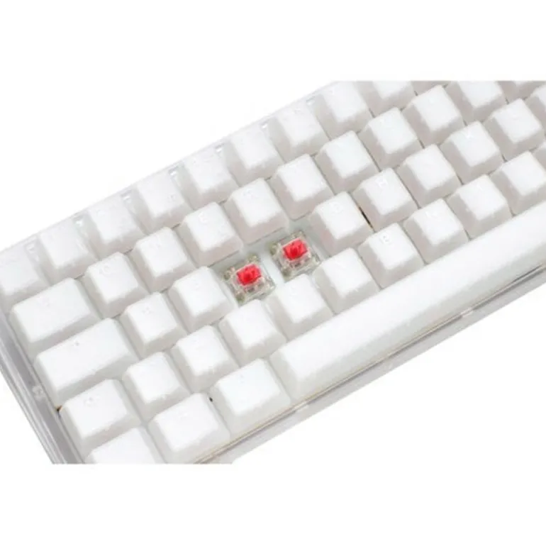 Teclado Ducky One 3 Aura ISO-ES RGB Hot-Swappable Switch MX Red Blanco