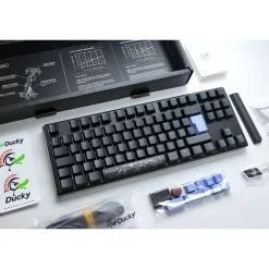 Teclado Ducky One 3 Classic TKL Hot-Swap RGB MX-Silver Negro
