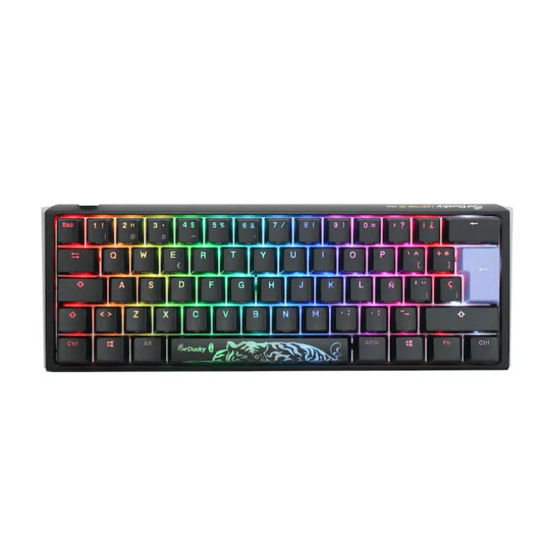 Teclado Ducky One 3 Classic Mini 60% Hot-Swap RGB MX-Silver Negro