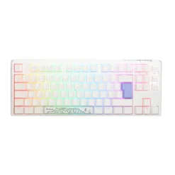 Teclado Ducky One 3 Classic TKL Hot-Swap RGB MX-Blue Blanco