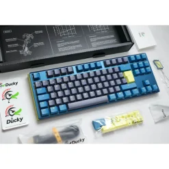 Teclado  Ducky One 3 Daybreak TKL Hot-Swap RGB MX-Clear