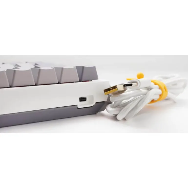 Teclado Ducky One 3 Mist SF ISO-ES RGB Hot-Swappable Switch MX Clear Gris