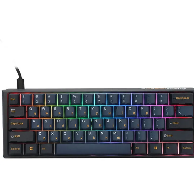 Teclado Ducky ONE 3 Pro Nazca Line 60% RGB 8K Poll MX2A-Red