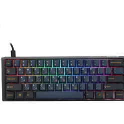 Teclado Ducky ONE 3 Pro Nazca Line 60% RGB 8K Poll MX2A-Speed Silver