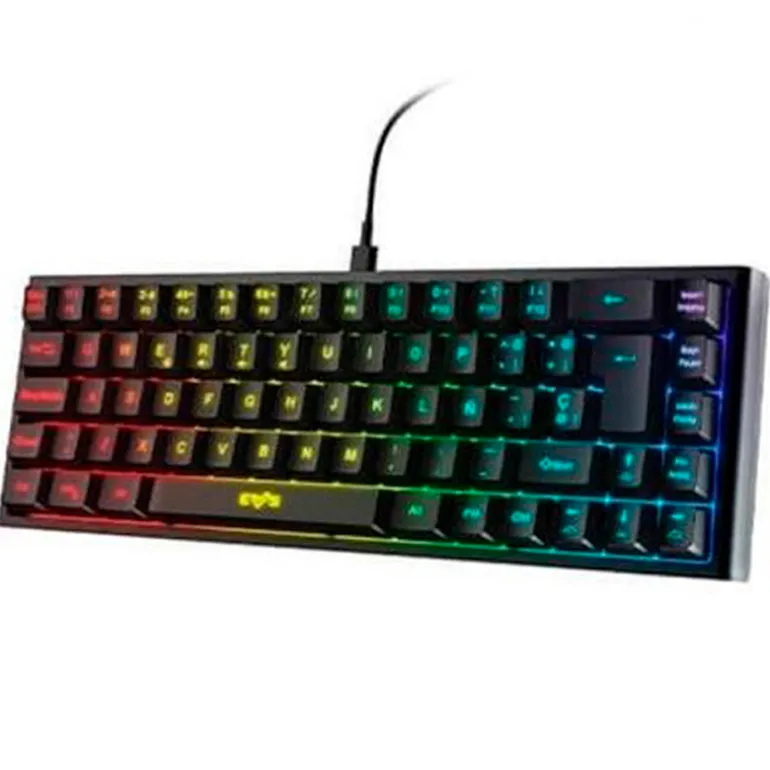 Teclado Energy Sistem ESG K4 Kompact-RGB ISO-ES Negro