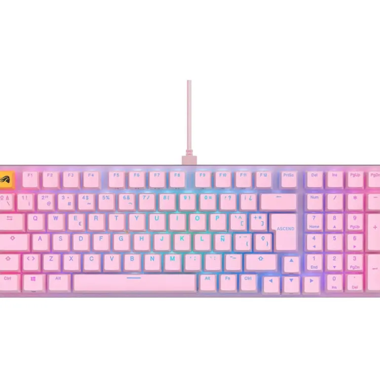 Teclado Glorious GMMK 2 ISO-ES Full-Size Switch Lineal Fox Rosa