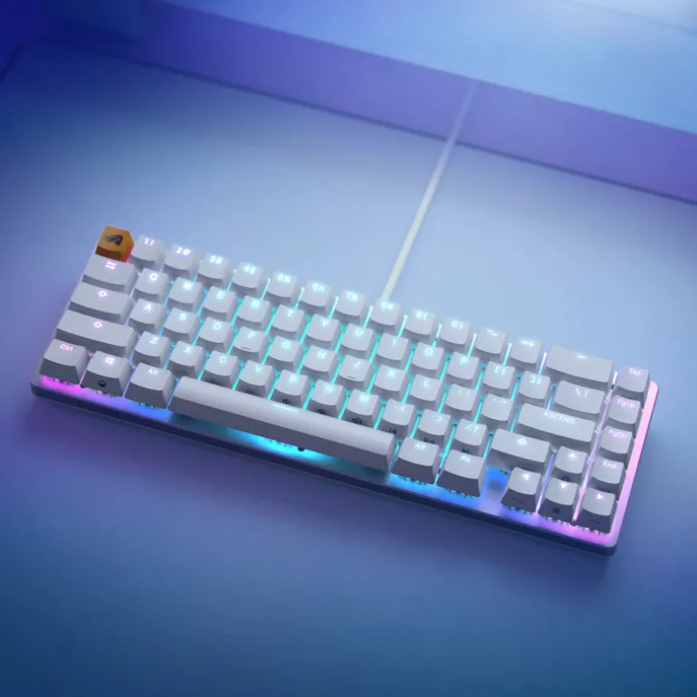 Teclado Glorious PC Master Race GMMK 2 Compact ANSI Blanco
