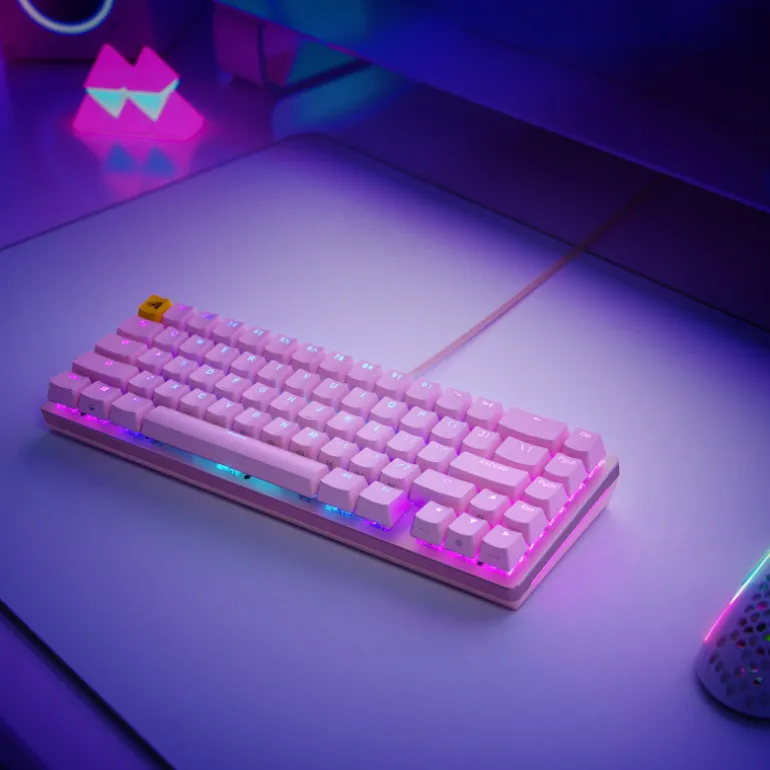 Teclado Glorious PC Master Race GMMK 2 Compact ISO Rosa