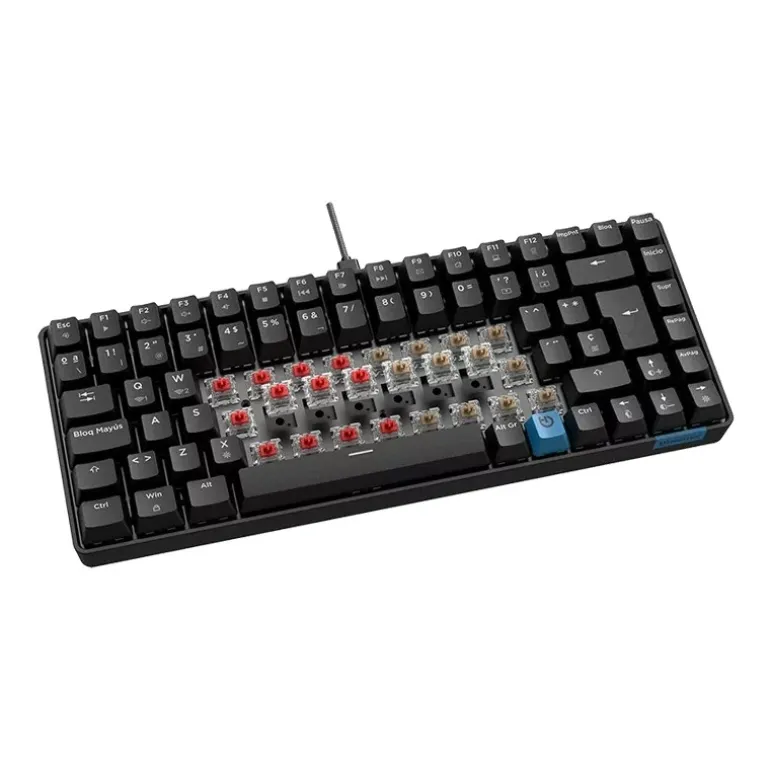 Teclado Hiditec GM1K Gaming ARGB Switch Gateron Pro Brown