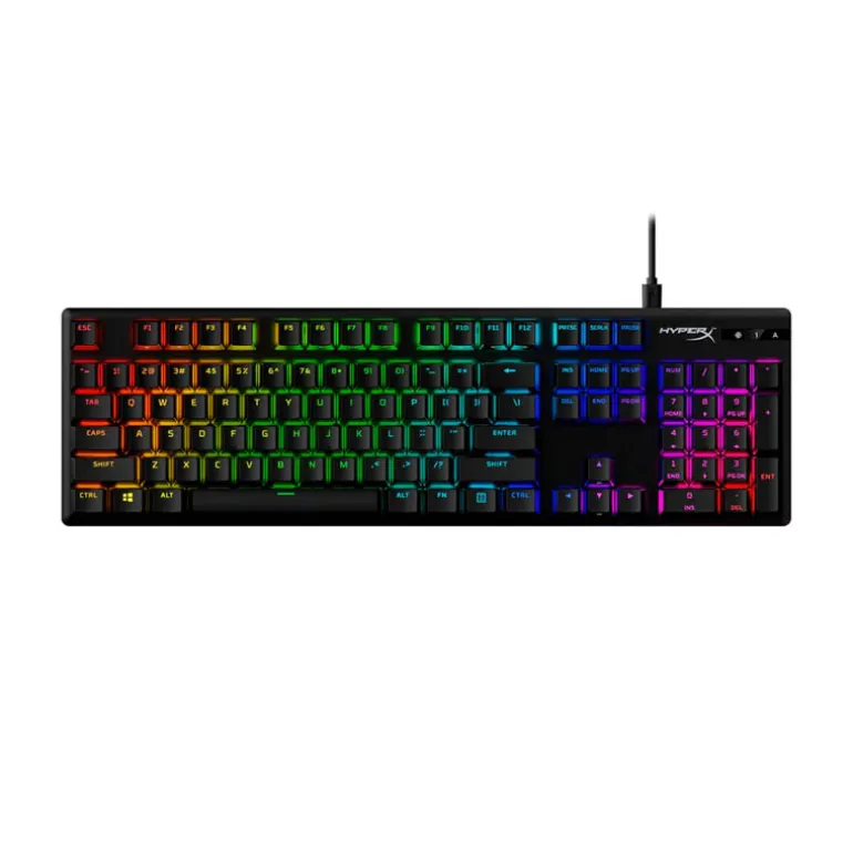 Teclado HyperX Alloy Origins PBT ANSI RGB Switch HyperX Red Linear Negro