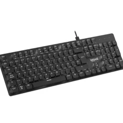 Teclado iggual CK-MECHA-105T USB Mecánico Negro