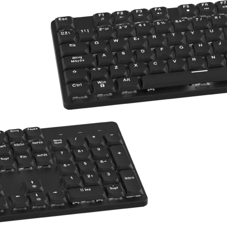 Teclado iggual CK-MECHA-105T USB Mecánico Negro