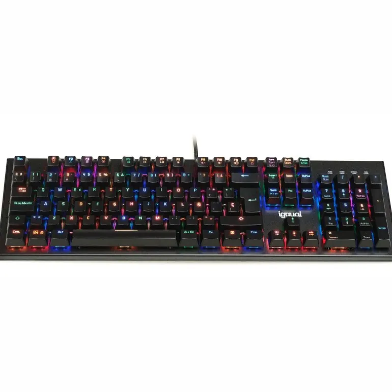 Teclado Iggual Obsidian RGB Negro