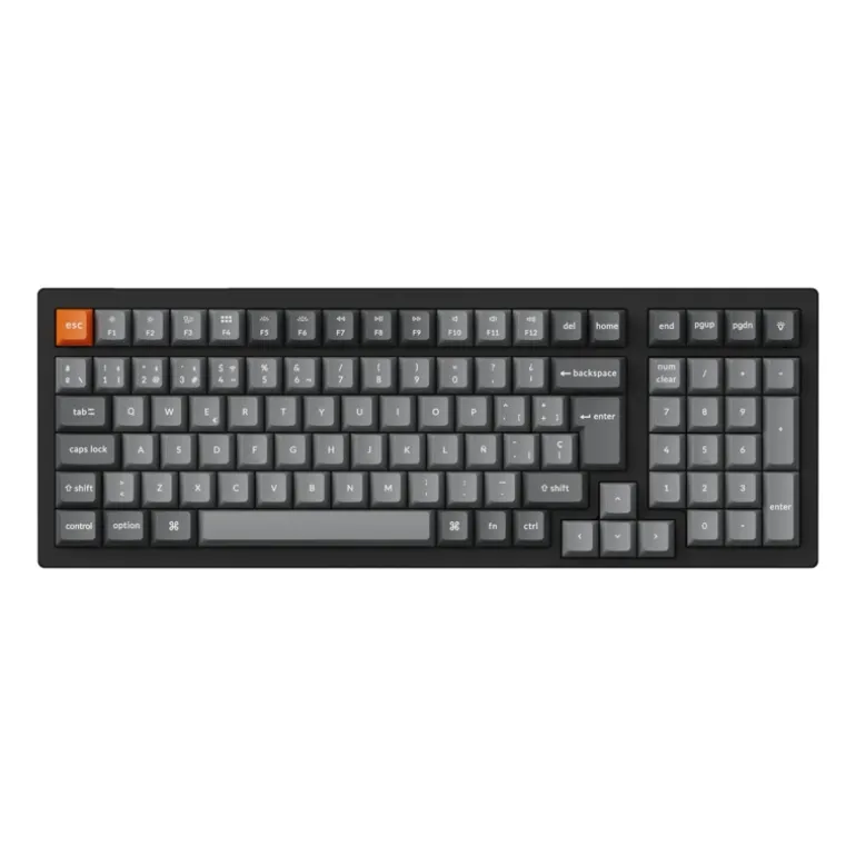 Teclado Keychron K4 Max Swappable Backlight Brown Switch Negro