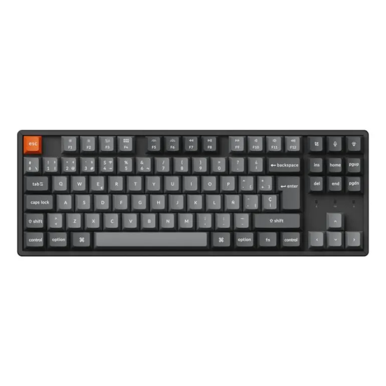 Teclado Keychron K8 Max TKL Max-Swappable Switch Jupiter Red Negro