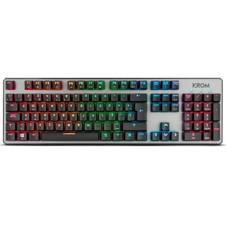 Teclado Krom KERNEL ISO-ES RGB Switch Red