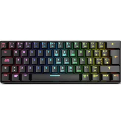 Teclado Krom Kluster Gaming RGB Outemu Red Negro