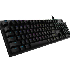 Teclado Logitech G512 CARBON Gaming RGB Switch GX Brown Negro