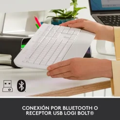 Teclado Logitech Signature K650 USB Bluetooth Blanco