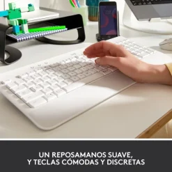 Teclado Logitech Signature K650 USB Bluetooth Blanco