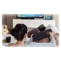 Teclado Logitech Wireless Touch Keyboard K400 Plus Negro