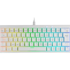 Teclado Mars Gaming MKMINIPRO ISO-ES RGB Hot-Swappable SKN Yellow Switch Blanco